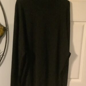Classic Black mock Turtleneck Sweater for‎ Men, wool 46%